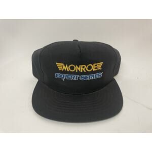 Vintage Monroe Shocks Hat Strapback Embroidered Cap Black Expert Series
